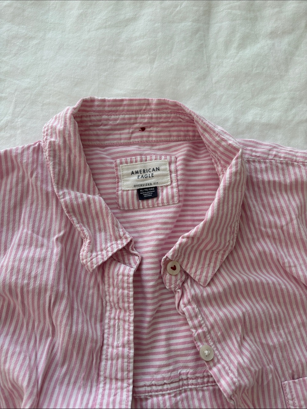 American Eagle Striped Button-Down Shirt - Picture 4 of 4